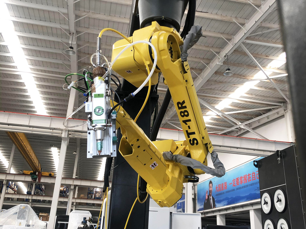 工業(yè)級3D金屬機(jī)器人光纖激光切割機(jī)